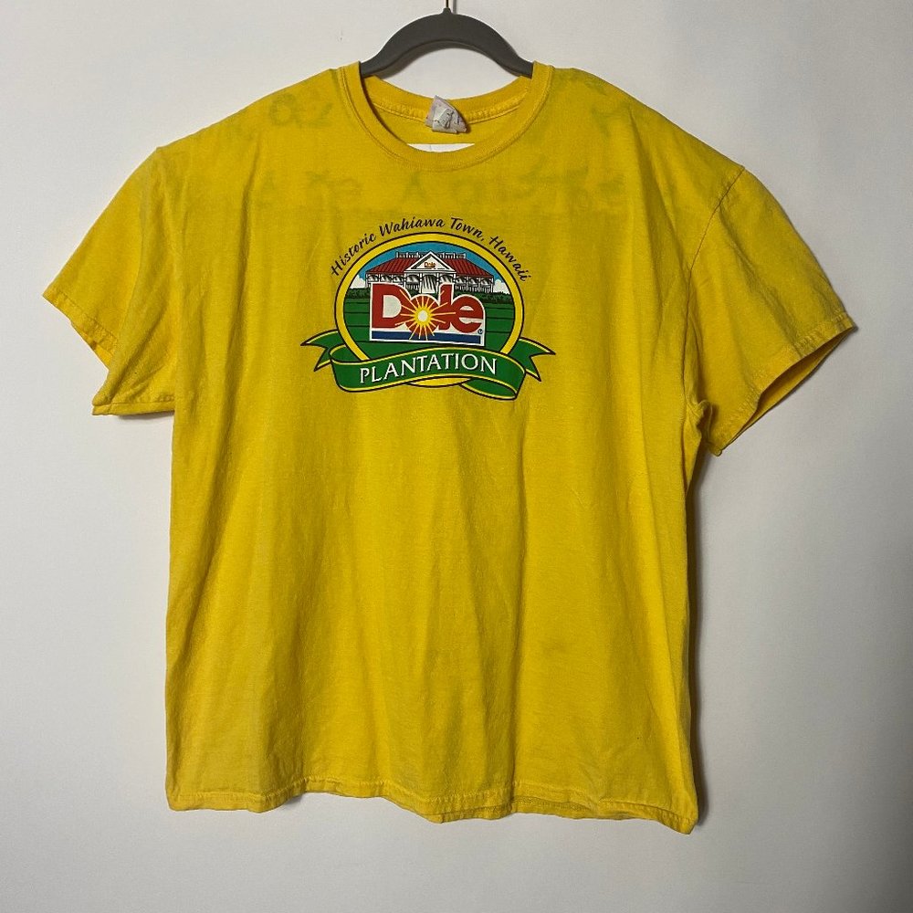 Dole Banana Yellow Hawaii T-Shirt Size XL